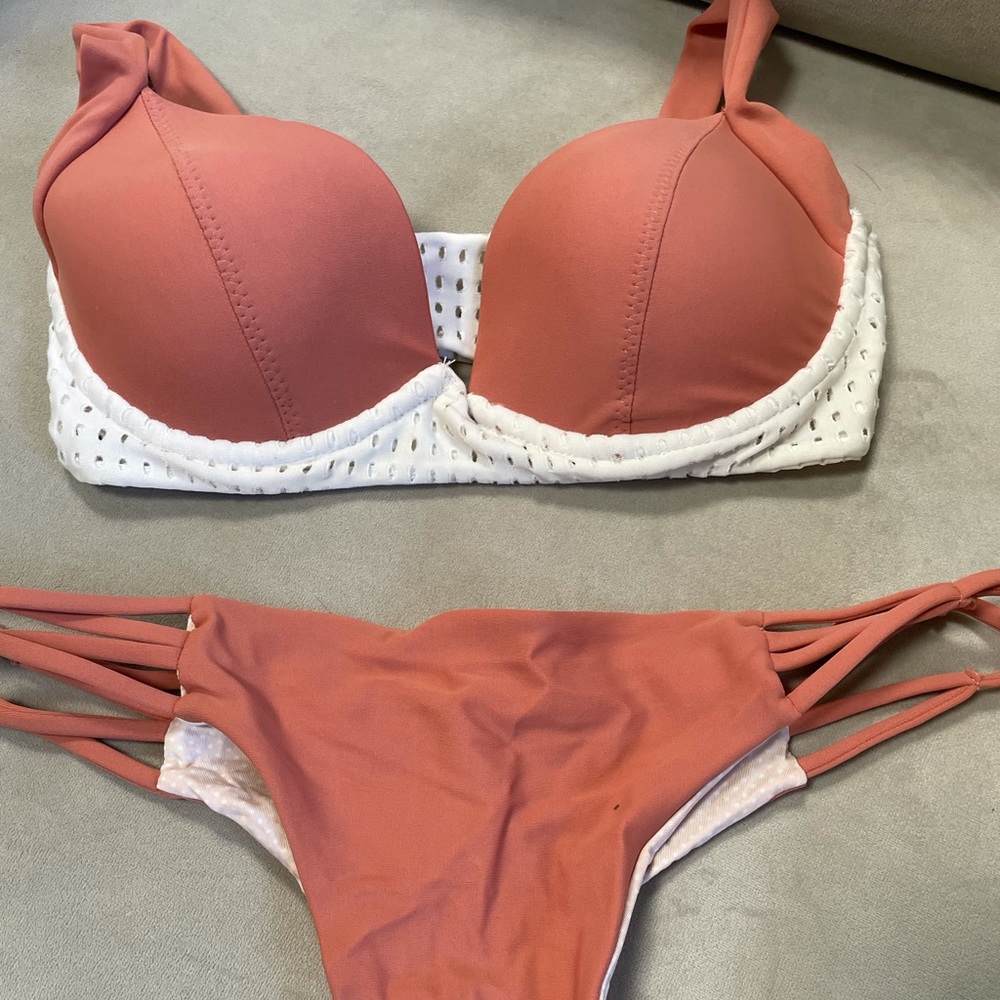 Acacia Papaya Bikini Set, S/M